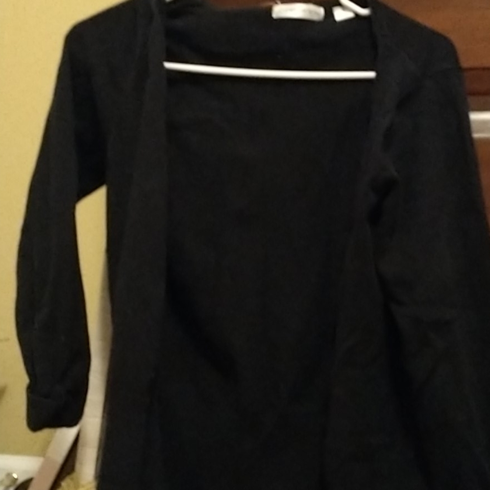 Black cardigan